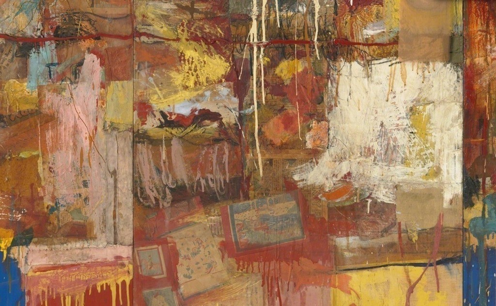 Close up of Rauschenberg's Collection